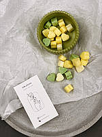 Набір ароматичних соєвих міні-саше (30шт) в гіпсовому кашпо ручної роботи