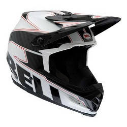 Шолом BELL FULL-9 carbon 57-59-L DH MTB full-face білий/чорний