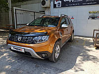 Дефлектор капота (для Dacia, EuroCap) Renault Duster 2018 рр. TMR Дефлектор на капот (Мухобійка) Рено Дастер