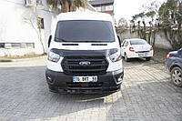 Передняя лип юбка (2019+, ABS) Ford Transit 2014 гг. TMR Тюнинг переднего бампера Форд Транзит