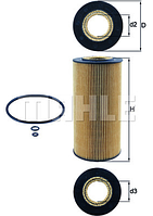 Масляный фильтр для автомобилей(элемент фильтрующий масляный) MERCEDES C-CLASS,E-CLASS и др. MAHLE OX123/1DECO