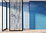 Декоративна матова плівка Хвилі наклейка на дзеркало скло під піскоструй самоклеюча лінії 1 пог.м, фото 3