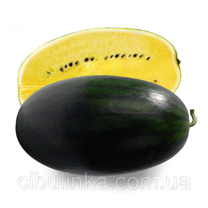 Насіння Кавун Жовтий цукор 8 сем (zip-пакет), фото 1