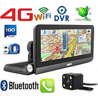 Автомобільний GPS навігатор з відео реєстратором  дюймов K-8 с GPS 2GB/32GB + AV Андроид + Full HD