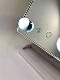 Дзеркало з підсвіткою для макіяжу MCH Cosmetie Mirror 360 Rotation Angel з LED-підсвіткою (Mirror360), фото 6