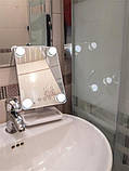 Дзеркало з підсвіткою для макіяжу MCH Cosmetie Mirror 360 Rotation Angel з LED-підсвіткою (Mirror360), фото 2