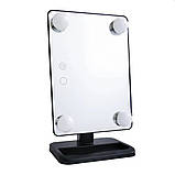 Дзеркало з підсвіткою для макіяжу MCH Cosmetie Mirror 360 Rotation Angel з LED-підсвіткою (Mirror360), фото 3