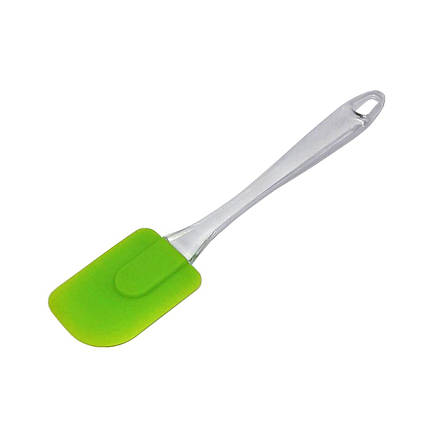 Лопатка кондитерська Kitchenware силіконова з прозорою ручкою 22.5 см, фото 2
