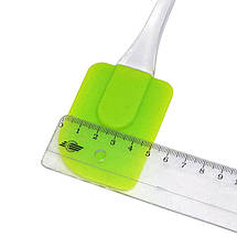 Лопатка кондитерська Kitchenware силіконова з прозорою ручкою 22.5 см, фото 4