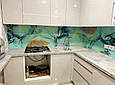 Панель на кухню замість плитки / Панно  Fluid Art, фото 2