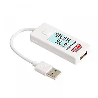 USB тестер UNI-T UT658B, (струм, ємність, напруга) з кабелем
