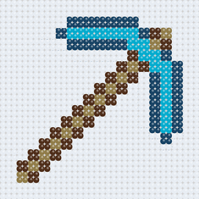 Дитяча алмазна мозаїка Origami Майнкрафт Кирка 10*10 см