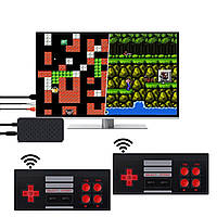 Дитяча ігрова приставка Dendy Денді 8 Bit mini 620 ігор мініконсоль із бездротовими джойстиками