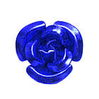Набір 20 штук Паєтки 11 мм Троянди Об'ємні Синій Колір для Рукоділля, Фурнітура Біжутерія, фото 4
