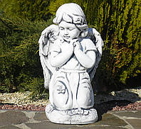 Садова статуя фігура Ангел молиться на колінах 54x24x33 см