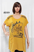 Жіноча футболка батал 5-8XL купити оптом