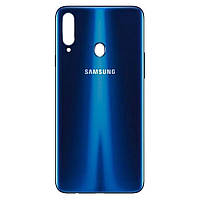 Задняя крышка Samsung Galaxy A20s 2019 A207F синяя оригинал Китай