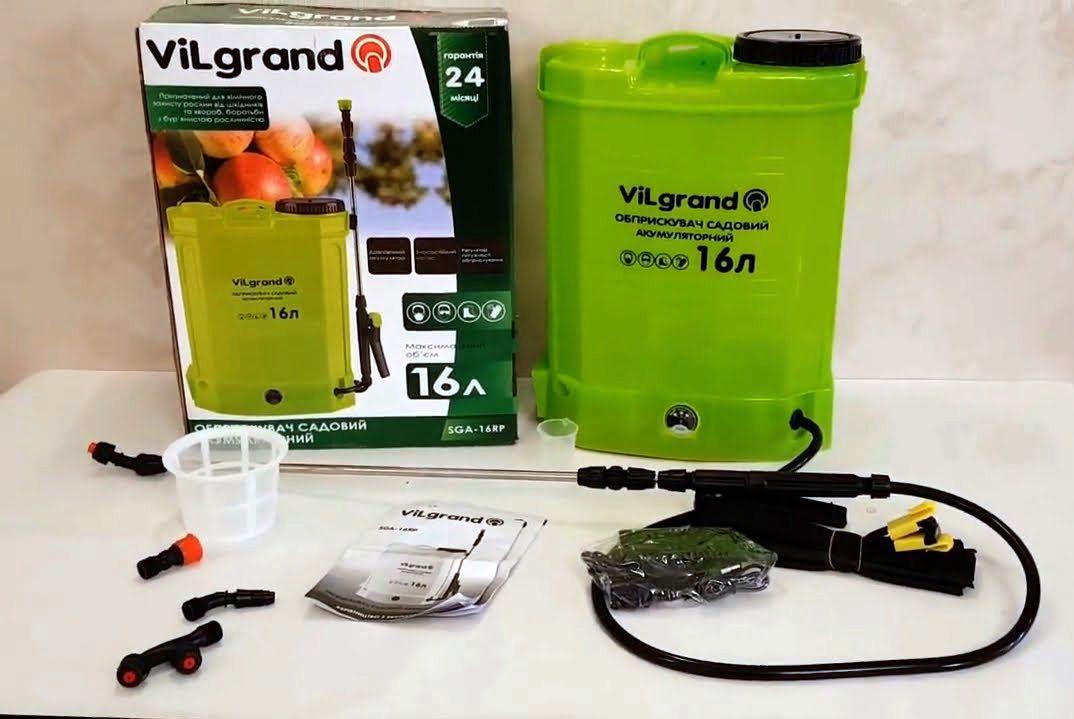 Акумуляторний обприскувач Vilgrand SGA-16RP