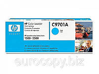 Тонер-картридж HP Color LaserJet 1500/2500 ресурс ~ 4000 стор @ 5% (A4) Cyan (C9701A) Original