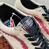 VANS NINTENDO GAME OVER OLD SKOOL замкові демісезон ванси нінтендо бежеві сірі, фото 2