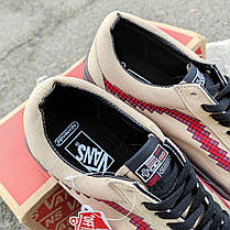 VANS NINTENDO GAME OVER OLD SKOOL замкові демісезон ванси нінтендо бежеві сірі, фото 3