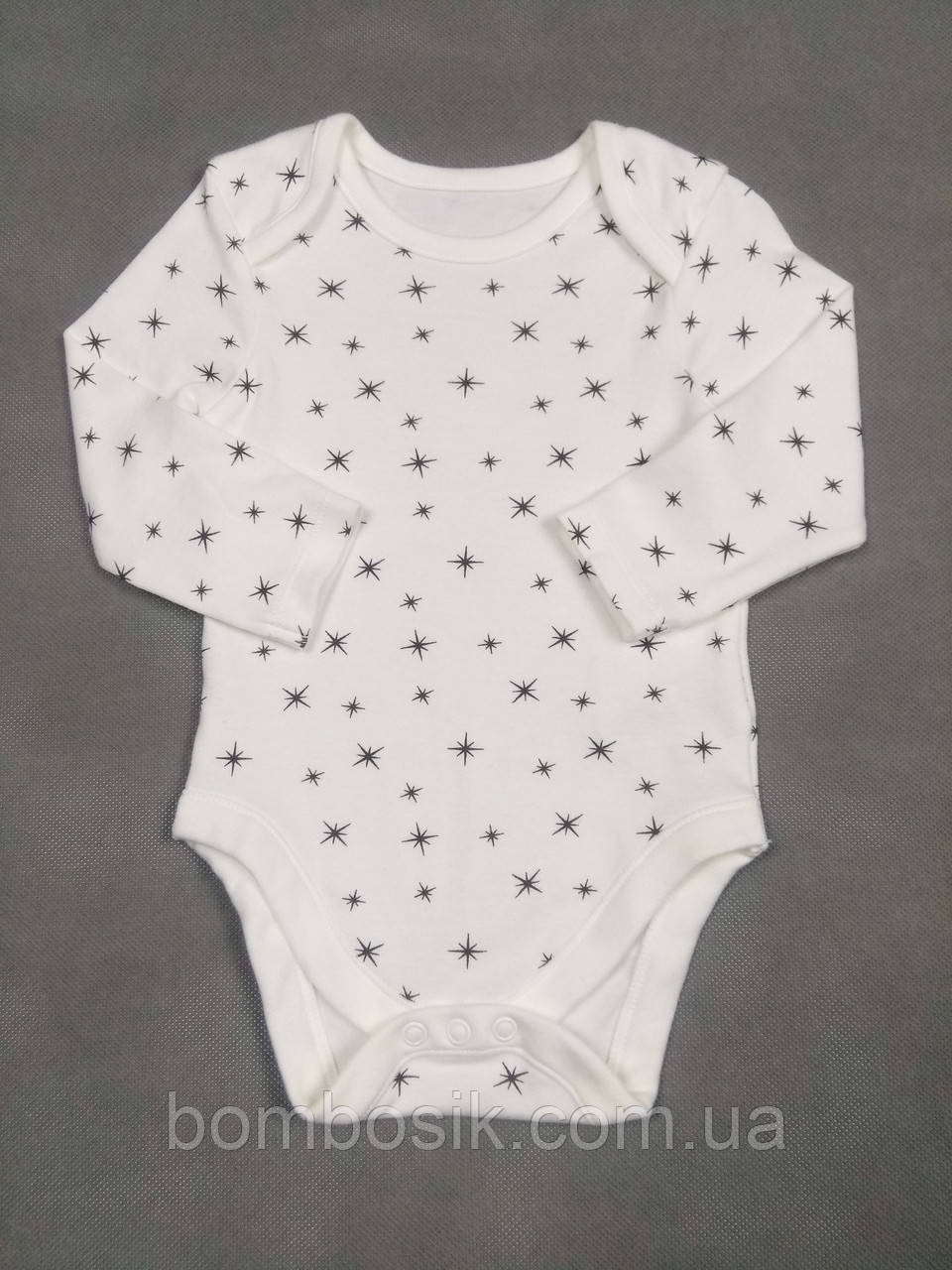Бодік з довгим рукавом для хлопчика George, First size (50-56см), фото 1