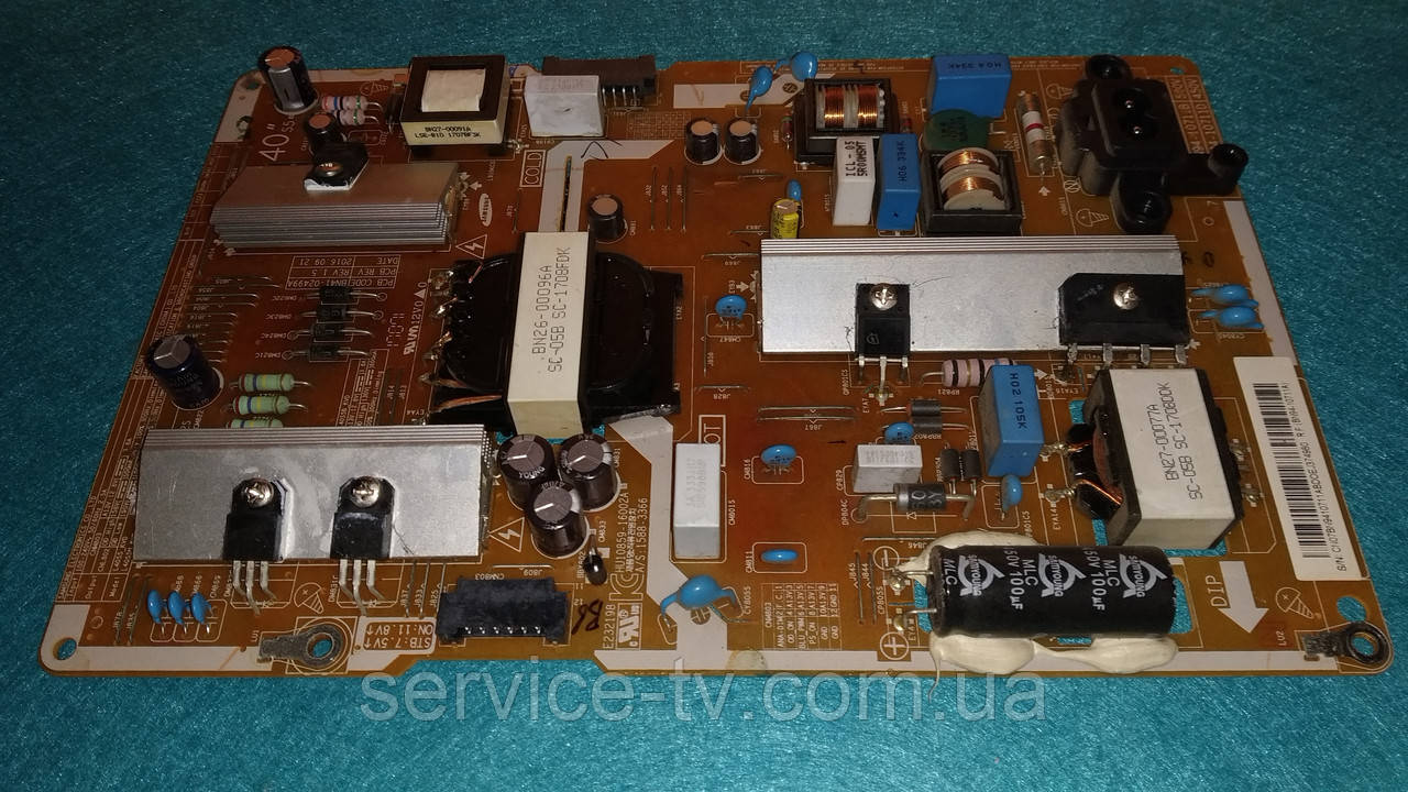 Блок живлення BN94-10711D телевізора Samsung UE40KU6072