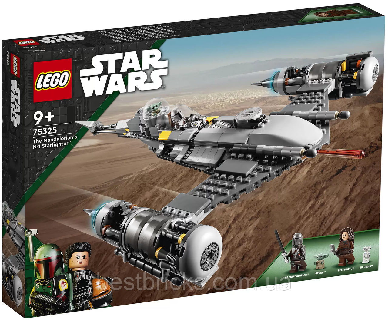 Lego Star Wars Зоряний винищувач Мандалорця N-1 75325, фото 1