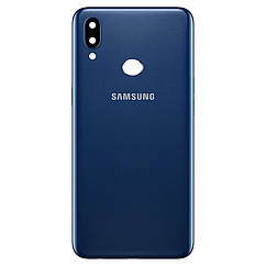 Задня кришка Samsung Galaxy A10s 2019 A107F (синій оригінал Китай зі склом камери)