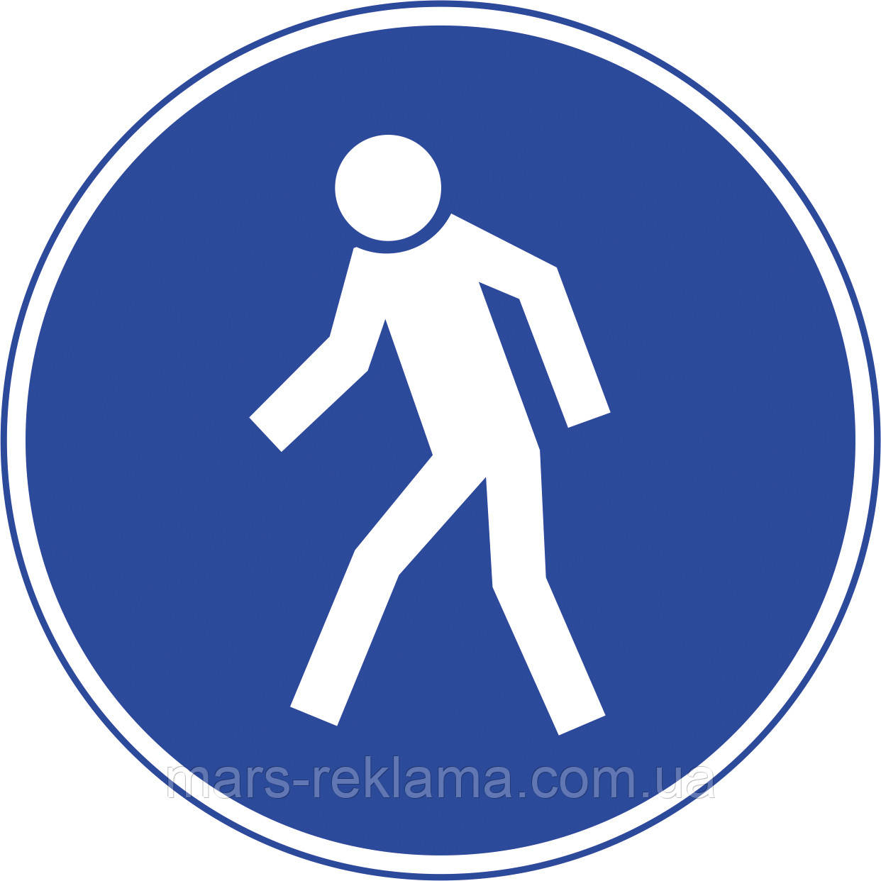 M 10 Прохід тут. Зобов’язувальні знаки, фото 1