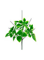 Букетна ніжка із салатовим листом і добавками на 9 голів, каскадна, лита, 420 мм