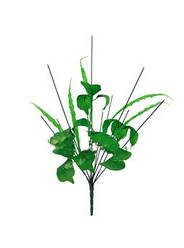 Букетна ніжка з листом на 10 голів, лита, 480 мм