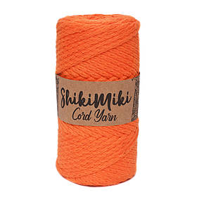Еко шнур Shikimiki Cord Yarn 4 mm, колір Помаранчевий