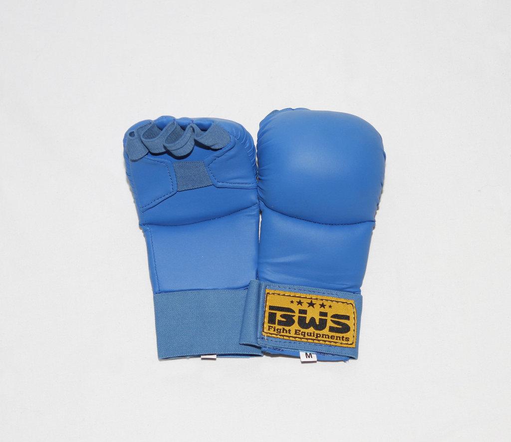 Накладки (рукавички) для карате PU World Sport(S-XL,синій)