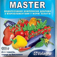Майстер-Агро для томатів, перцю й баклажанів 100 г