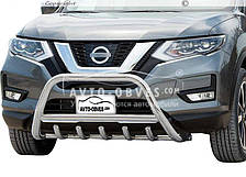 Кенгурятник Nissan Rogue 2017-2021 - тип: Ø:51*1,6мм