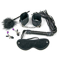 Еротичний набір БДСМ для рольових ігор 6 предметів 12075 (чорний)
