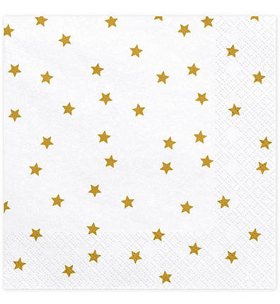 Серветки паперові "Stars", 20 шт., розмір - 33х33 см, фото 1