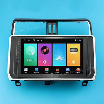 Штатна автомагнітола Android Toyota Land Cruiser Prado 150 2017-2019 Екран 10" дюймів DSP 4/64Гб Carplay