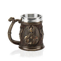 Пивний келих Veronese Один Одін Вікінг скандинавський бог 600 мл 77754A4 кухоль для пива веронезі подарунок чоловіку VE, фото 2