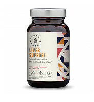 Біодобавка Для Здоров'я Печиво Артишок, Розторопша, Куркума 60 кап Aura Herbals Liver Support Доставка з ЄС