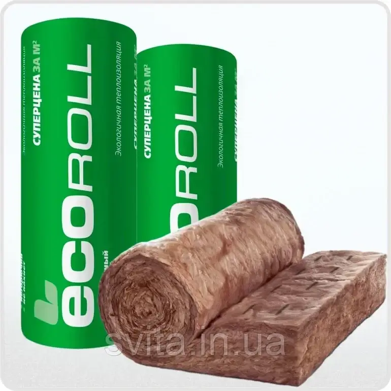 Минераловатный Утеплитель(стекловата) ЭКОРОЛЛ Knauf Insulation ...