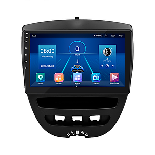 Штатна магнітола Lesko для Citroen C1 I Рестайлінг 2 2012-2014г 10" 2/32Gb Top 4G/ Wi-Fi Android, фото 1