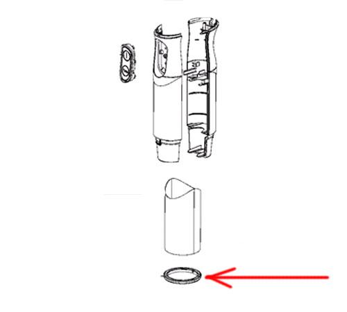 Кільце, що замикає корпус міксера для міксера Moulinex MS-650445