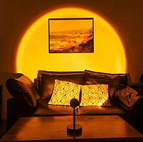 Лампа заходу світлодіодна підлогова Sunset Lamp Q08 199710, фото 6