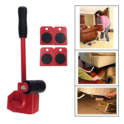 Набір для переміщення техніки та меблів 4 платформи 193733