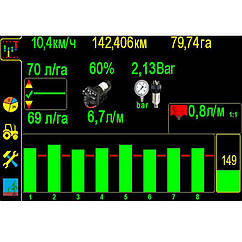 Система Контролю Висівки "RECORD" внесення й контролю рідких комплексних добрив
