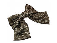 Бант на шпильці автомат коричневого кольору, бренд коричневий Шанель