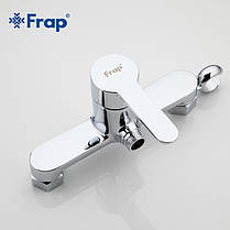 Змішувач для душу з гігієнічною лійкою Frap F2041, хром, фото 4