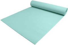 Йога-мат (килимок для йоги) з чохлом Newt PVC GR 4 мм біло-блакитний NE-17-34-BW